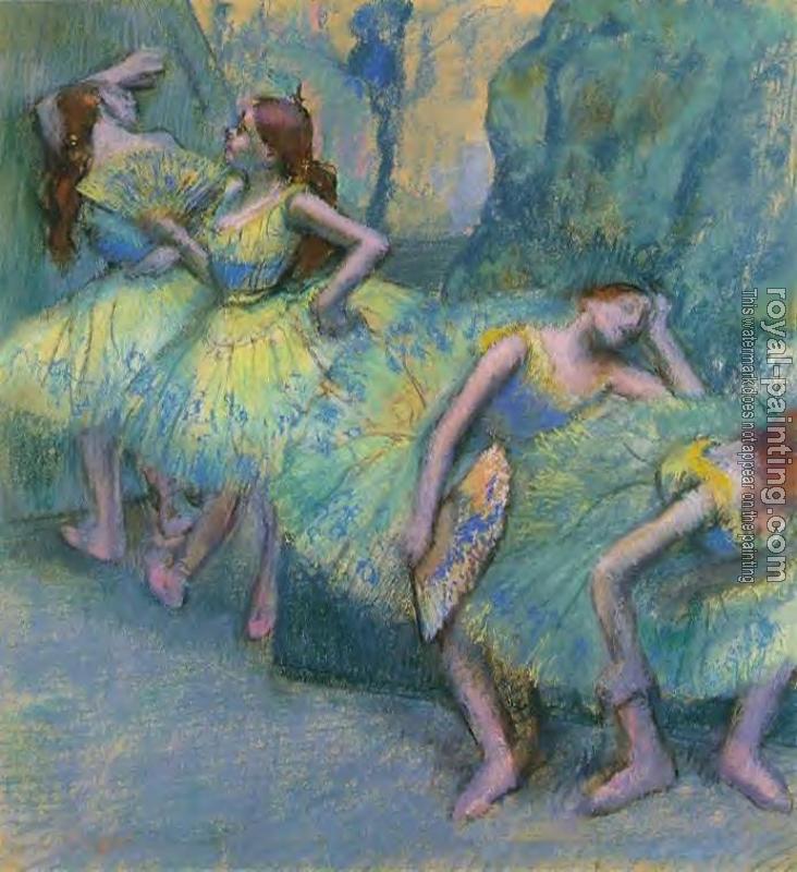 Edgar Degas : Ballet Dancers in the Wings
